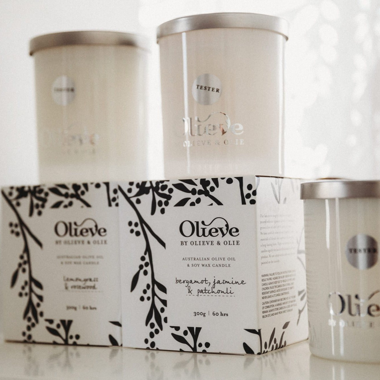 Olieve - olive oil & soy wax candle