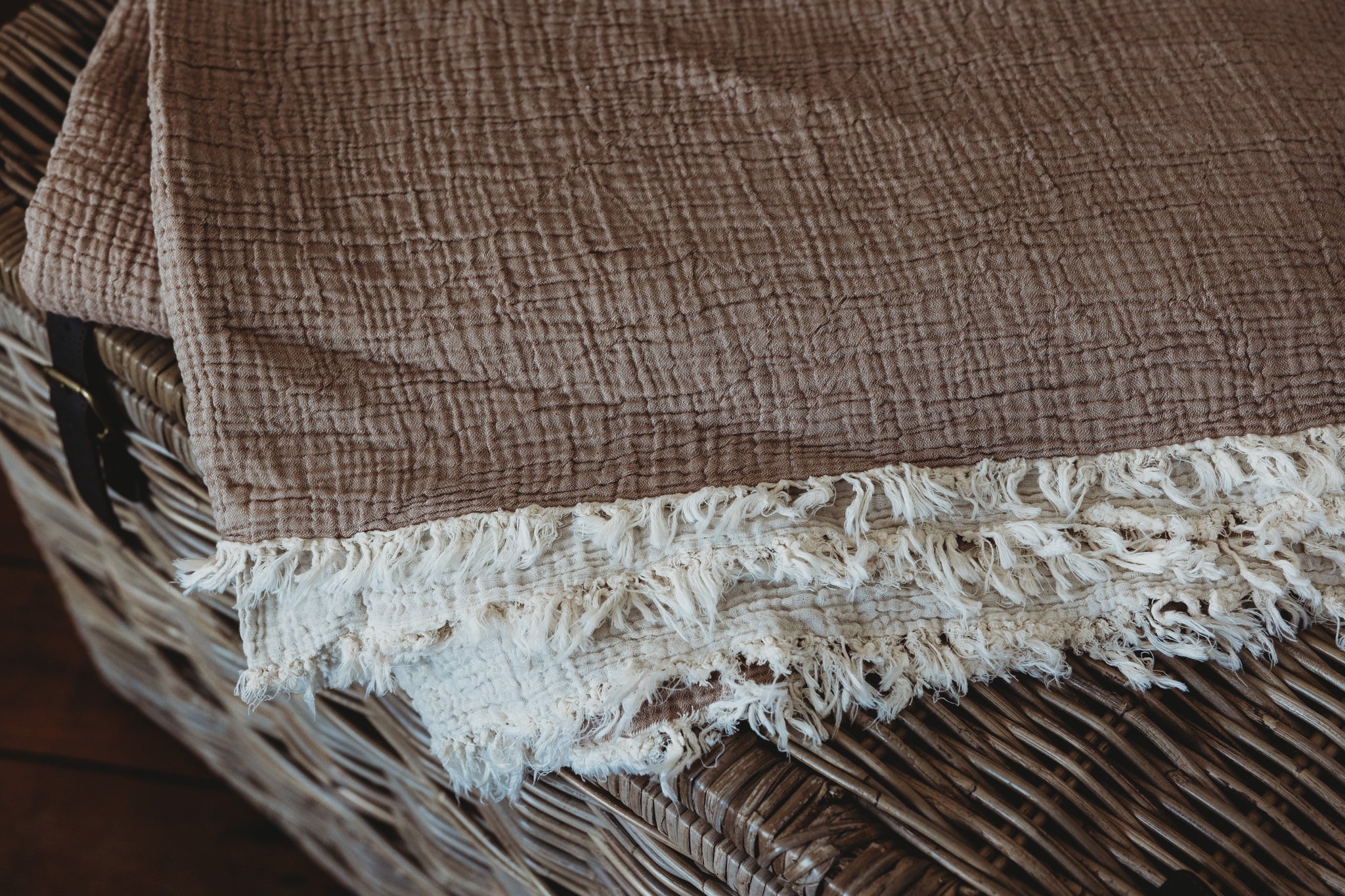 Turkish Cotton Blanket - Fawn