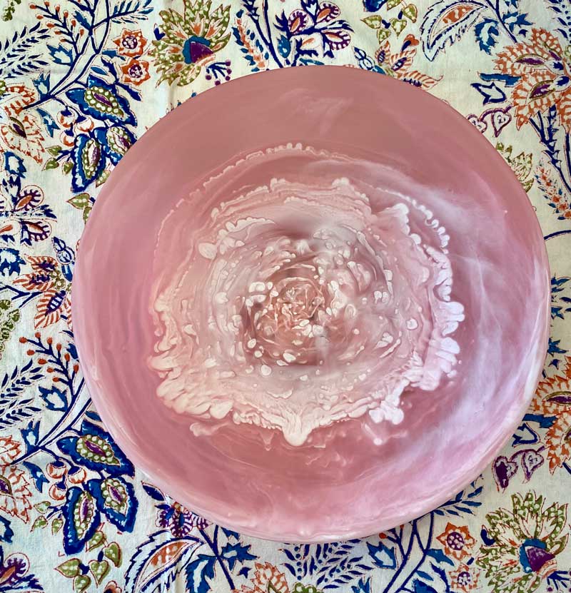Resin everyday bowls - pink